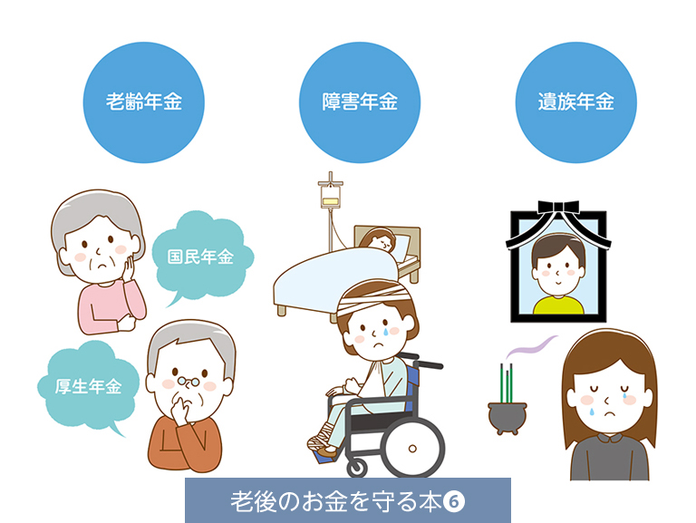老齢年金だけじゃない<br>「もしも」の支えになる年金とは
